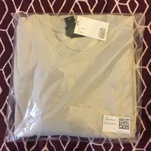 BRAND NEW NEVER WORN H&M Men's Relaxed Fit Sweatshirt, L, Light Taupe